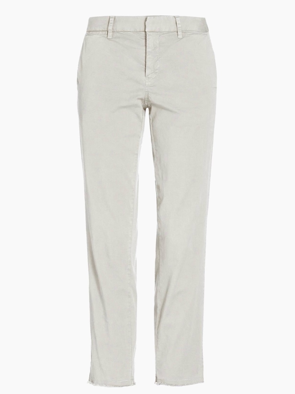 Nili lotan east hampton ankle cropped pants eggshell 12 nwt $345 raw hem